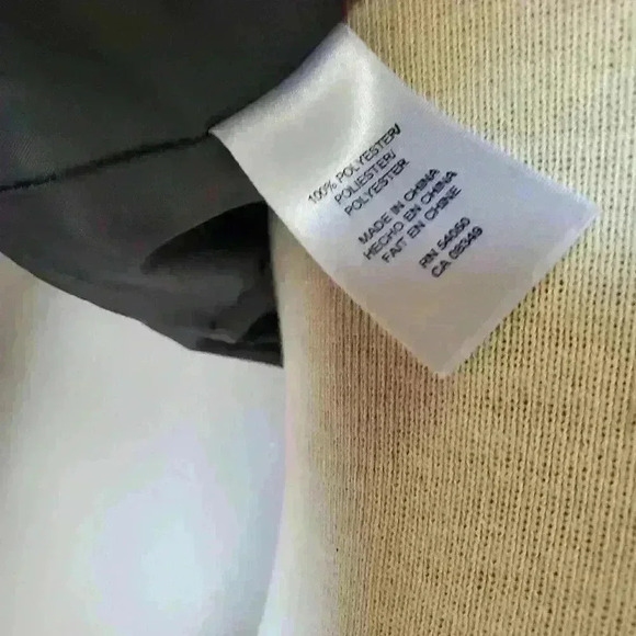 RACHEL ROY colorblock asymmetrical cropped purple  and black blazer. Size 0 - Picture 9 of 10